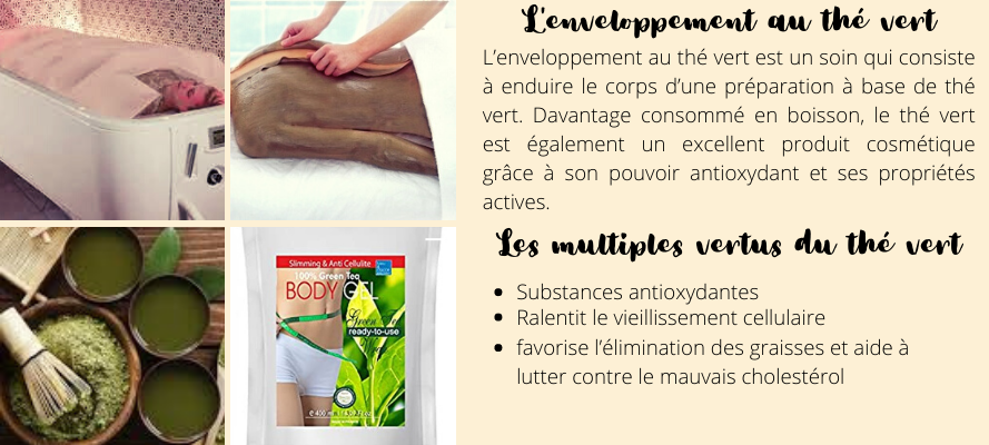 L'enveloppement au thé vert